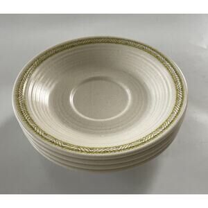 4 Vintage Franciscan Earthenware‎ HACIENDA Saucers Replacement MCM TV STAMP